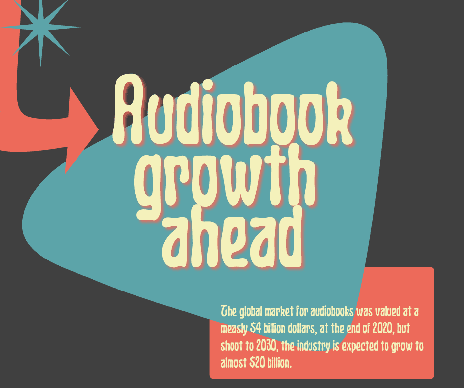 Growth chart of the audiobook industry