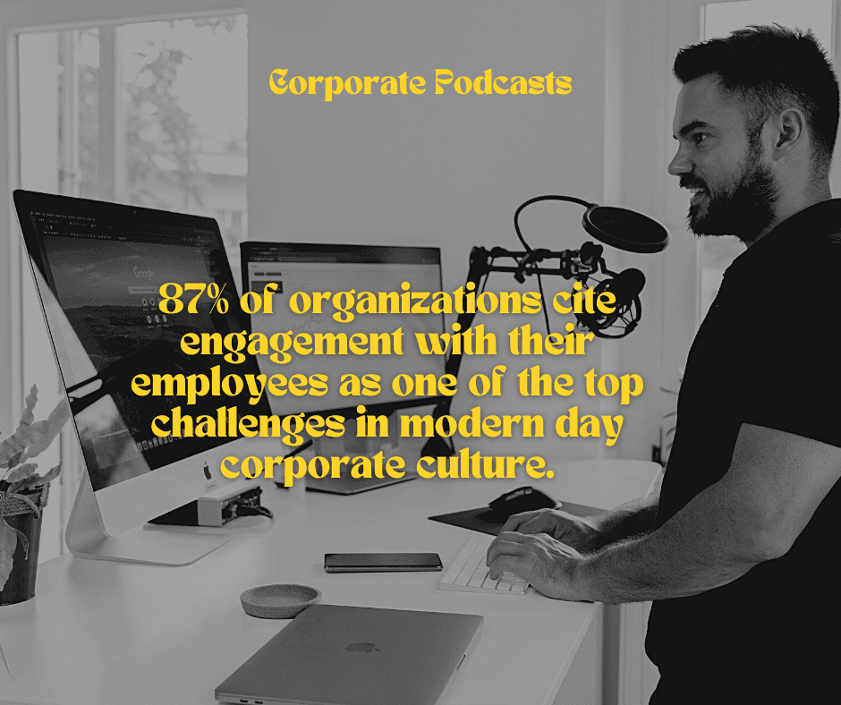 What are corporate podcasts?