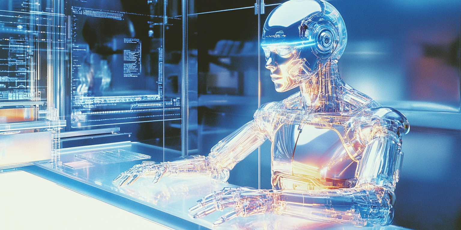 Close up of an author editing a manuscript and generating AI narrated audiobook chapters on a digital dashboard.