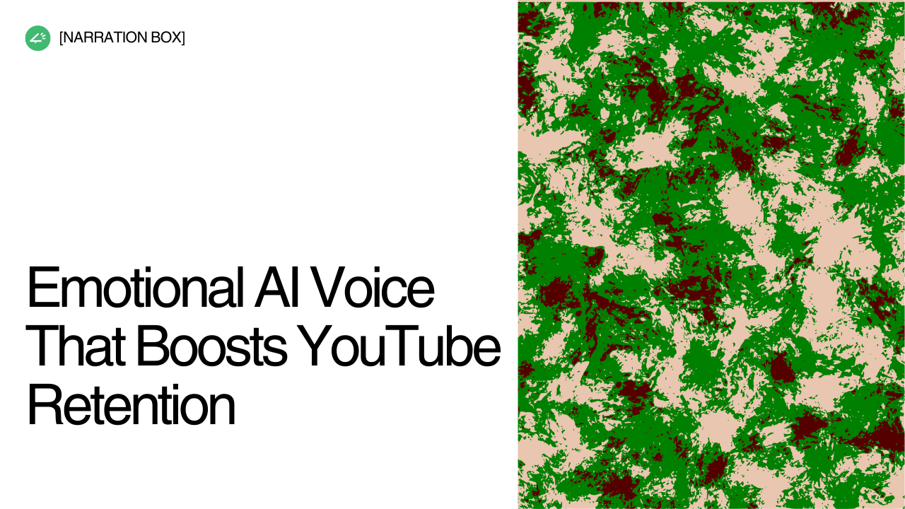 AI voice for YouTube creators in US and UK using style prompts and emotion tags to improve retention and engagement